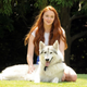 Image for article titled Sansa Stark's actress adopted her real-life direwolf